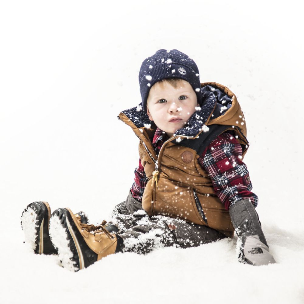 Botas de Nieve Timberland Niños Toddler Chillberg Waterproof Marrones/Negras - Chile PHS-790153